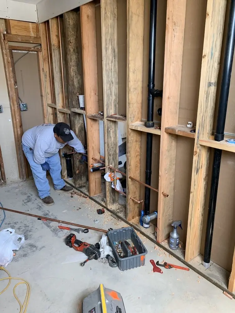 Commercial rough-in plumbing for Gas Line Repair in North Grapeland Heights